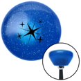 thumbnail image 1 of American Shifter  Black Abstract Stars Blue Retro Metal Flake Shift Knob with M16 x 1.5 Insert Auto, 1 of 1