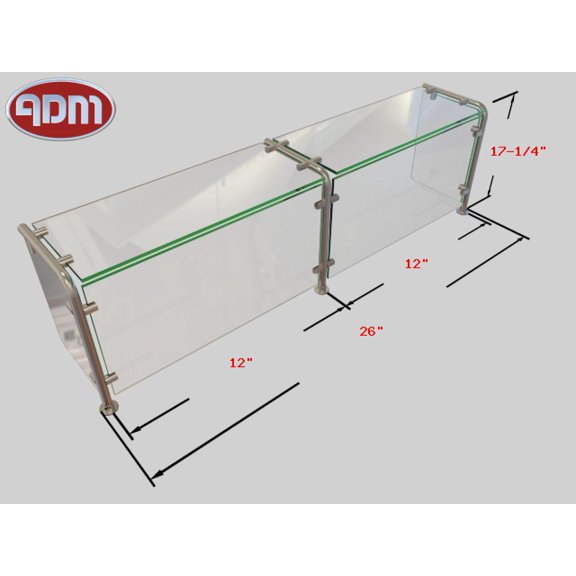 Sneeze Guard | ADM Sneezeguards | EP-11 | 2B-H17-F12-BP SS