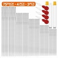 thumbnail image 5 of 75 Pack Premium Large Eye Needles for Hand Sewing with 4 Needle Threaders, Assorte G21723, 5 of 8