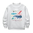 thumbnail image 2 of Bnwani Boys Sweatshirt Crew Neck Long Sleeve Winter Warm Sweatshirt Printed Pullover, 2 of 3