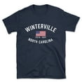 thumbnail image 1 of Winterville North Carolina Patriot Men's Cotton T-Shirt, 1 of 1