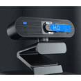 thumbnail image 2 of Full HD Webcam 1080P with Privacy Shutter - Pro Web Camera with Dual Digital Microphone - USB Computer Camera for PC Laptop Desktop Mac Video Calling, Conferencing Skype YouTube, 2 of 6