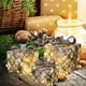 thumbnail image 5 of 3 cajas de regalo navideñas iluminadas, paquetes navideños, decoración navideña Caja de ratán, 5 of 9