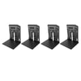 thumbnail image 4 of Metal Bookends, Book Ends Portable Anti Slip Black Rounded Edge  For Office For Desktop For Study Room Triumphal Arch, 4 of 8