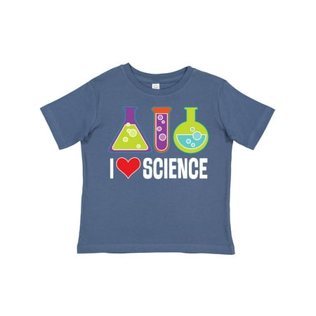 

Inktastic I Love Science Chemistry Teacher Gift Toddler Boy or Toddler Girl T-Shirt
