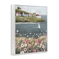 thumbnail image 2 of Stupell Industries Rustic Lodge Pink Meadow & Sailboats White Framed Giclee Art, 24 x 30, by Riley B, 2 of 8