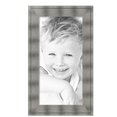 thumbnail image 2 of ArtToFrames 16" x 32" Platinum Ridge Brushed Slvr Picture Frame, 16x32 inch Silver Wood Poster Frame (WOM-5249),  Pack, 2 of 6