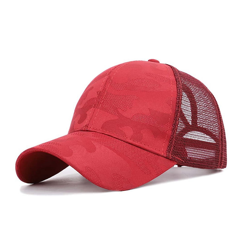 Men Women Adjustable Outdoor Sport Baseball Mesh Hat Running Visor Fishing Cap