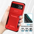 thumbnail image 5 of for Google Pixel 7 Pro Case: Dual Layer Protective Heavy Duty Camera Lens Slide Cover Shockproof Rugged - Military Protection Bumper Tough Grip Phone Case For Google Pixel 7 Pro,Red, 5 of 7
