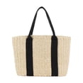 thumbnail image 4 of Bolsa de mano tejida a mano Yinane para playa de verano actividades al aire libre, 4 of 8
