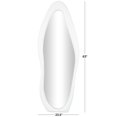 thumbnail image 3 of DecMode 24" x 63" White Wavy Abstract Wall Mirror, 3 of 10