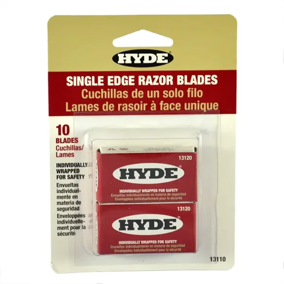 Hyde Tools  13110; Razor Blades 10 Blades/Card