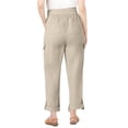 thumbnail image 4 of Woman Within Plus Size Convertible 2-in-1 Cargo Pant & Capri Elastic Waist, 4 of 6