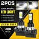 thumbnail image 1 of 2Pcs H11B Led Headlight Bulbs CSP 6500k White Fog Light Lamps For Car 12V-24V Plug and Play Accessories Waterproof, 1 of 4