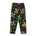 thumbnail image 5 of Daiia Mardi Gras Carnival4 Women's Sleep Pant with Pockets and Drawstring,Pajama Pants-Small, 5 of 9