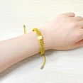 thumbnail image 6 of Woven Friendship Bracelets for Teen Girls Adjustable Braided Wrap Bracelets Boho String Bracelets for Women Men (Yellow Rope-Letter Y), 6 of 6