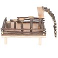 thumbnail image 1 of Small Pet House Feeder, Safe And Healthy Stairs Step Exercise Toy Natural Applewood Material  For Hamster Toy For   Pets, 1 of 8