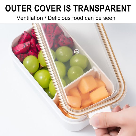 Guozer Kitchen Organizer 1PCS Refrigerable Food Organizer Sealed Lunch Boxes Student Lunch Box Microwavable Lunch Boxes