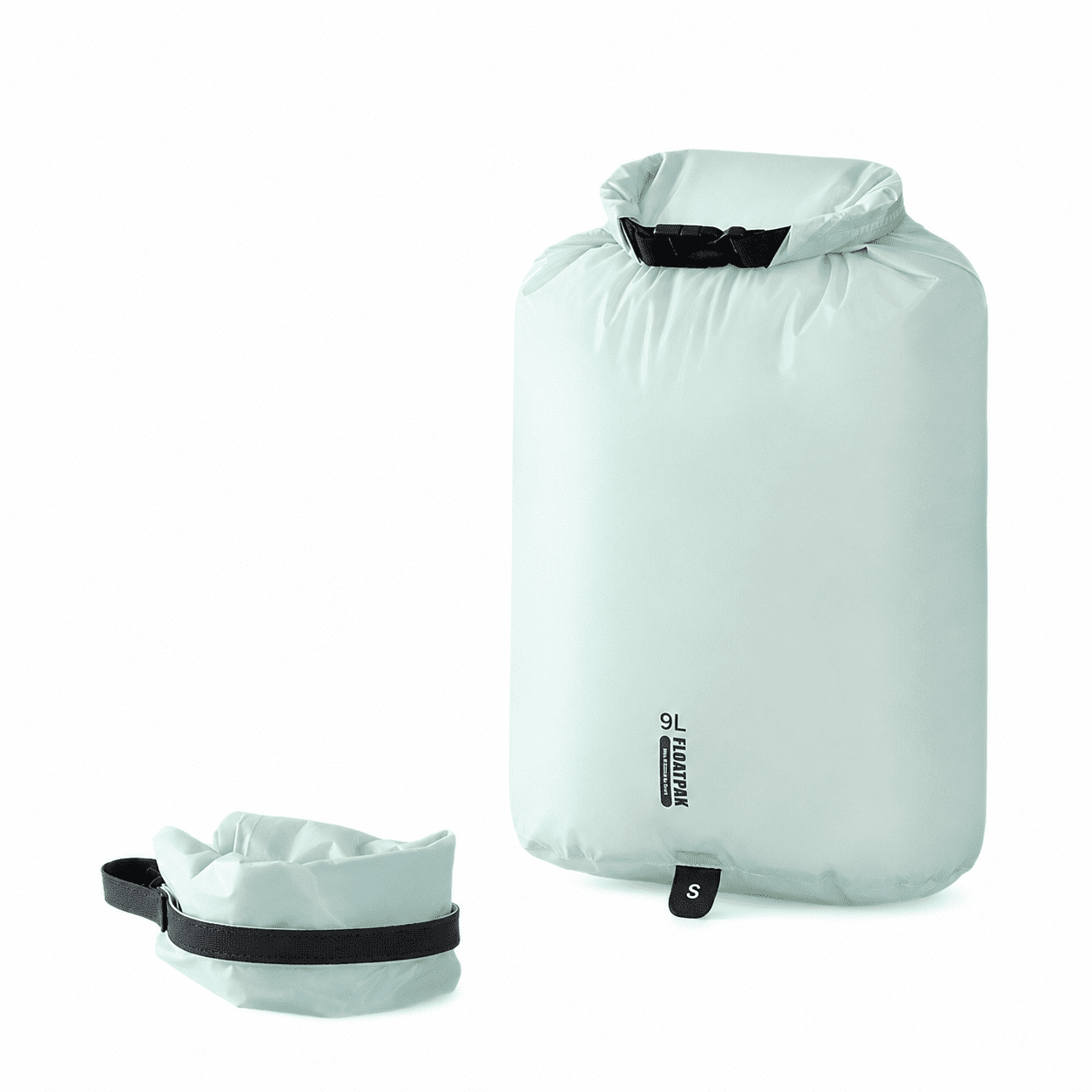 Lightweight Waterproof Dry Bag 9L, Roll Top Dry Sack with 15D Nylon Fabric for Kayaking, Hiking, Camping, Backpacking, Travel and Outdoor Storage