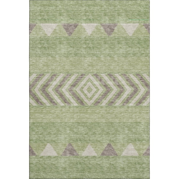 Dalyn Rugs Premium Machine Washable Mayfield AMF965 Green 8' x 10' Rug