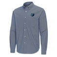 thumbnail image 2 of Men's Antigua Navy Memphis Grizzlies Porter Woven Long Sleeve Button-Down Shirt, 2 of 3