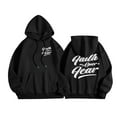 thumbnail image 2 of Faith Over Fear Hoodies for Men 2025 Christian Hoodie Hooded Sweatshirt with Pockets Pullover Hoodie Mens Hoodies, 2 of 7