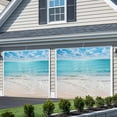 thumbnail image 3 of Summer Beach Garage Door Cover Banner 6 x 13 FT, Blue Coastal Ocean Seaside Nautical Garage Door Curtains Backdrop with Grommets for Indoor Outdoor Wall Party Porch Yard Decorations Background, 3 of 9