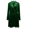 thumbnail image 3 of Sequin Dress For Women Long Sleeve Crewneck Sparkly Glitter Mini Dress Elegant Wedding Party Dress Long Dresses for Women Champagne Wedding Dress with Sleeves Dark Formal Dress Maternity Dress plus, 3 of 4