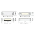 thumbnail image 2 of Attwood Marine Boat Deck Light 6350B7 Rod Storage Box/Hardtops/Rails; 0.66 Watts; 12 Volt DC; Blue LED; 1.63 Inch x 1/2 Inch Rectangular; Clear Lens; Stainless Steel Housing; Vertical Mount, 2 of 2