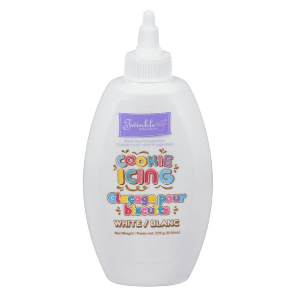 Glaçage pour biscuits blanc Twinkle Poids net 228g