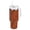 Terracotta Tones Feather, variant on 40 oz Tumbler With Handle Stainless Steel Insulated Tumbler With Lid for Car Cup Holder Pink and Purple Glitter Pattern