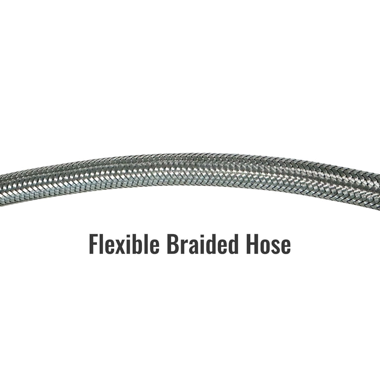 Mainstays 20" Braided Stainless Steel Water Supply Line photo 3