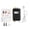 Black, variant on Rupoun 3800W Mini Electric Tankless Instant Hot Water Heater For Bathroom Kitchen Washing, Compact Size LCD Temperature Display, IPX4 Waterproof, Stainless Steel Shell, Golden, 10 inches / 25.4 cm