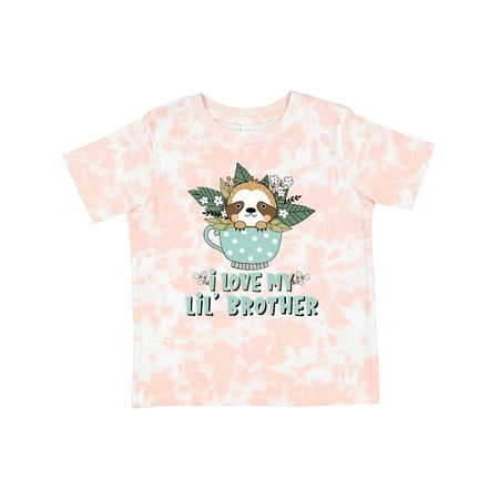 

Inktastic Teacup Raccoon I Love My Little Brother Boys or Girls Toddler T-Shirt