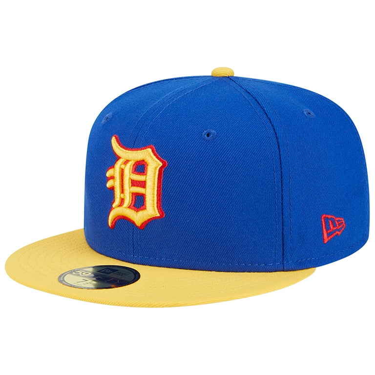 Men's New Era Royal/Yellow Detroit Tigers Empire 59FIFTY Fitted Hat