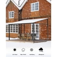 thumbnail image 6 of Riedhoff 10'x20' Lean to Gazebo with Polycarbonate Roof, Aluminum Frame for Lawn Patio Deck Yard, 6 of 8
