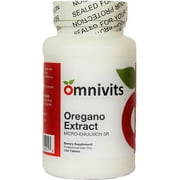 Omnivits Oregano Extract Micro  Emulsion SR | 50mg Emulsified Oregano Oil from Leaf| Carvacrol Thymol | Powerful Antioxidant | Sustained Release | 120T