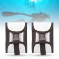 thumbnail image 6 of 2Pcs Diving Snorkeling Weight Belt Water Universal Accessories Premium Material Storage Bag Pocket Strong Durable Spare Parts 2kg 5lb , White, 6 of 9