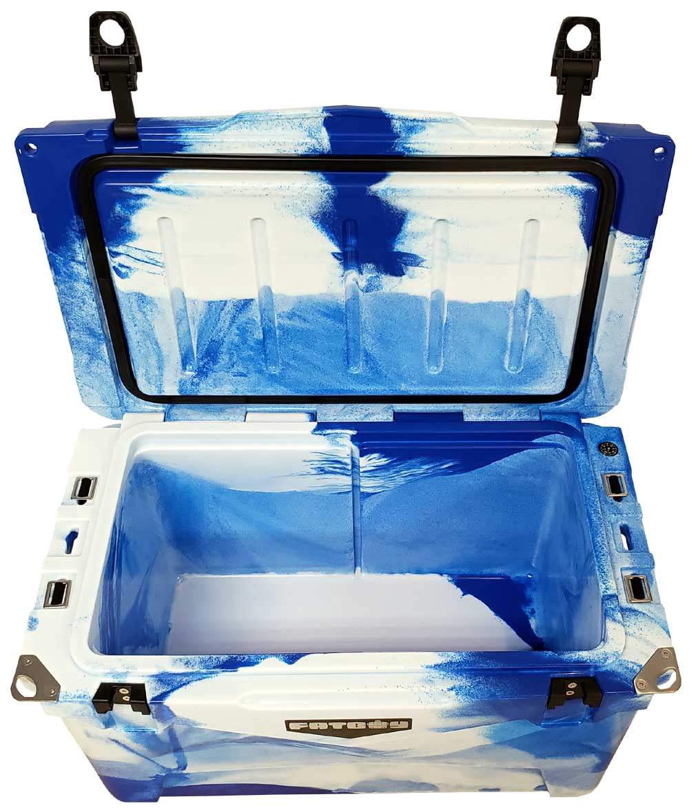Fatboy 45 Quart Roto Molded Hard Sided Cooler Marine Camo