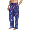 thumbnail image 6 of Rocae Ice Hockey Players With Puck Mens Pajama Pants Pj Pants Mens Lounge Pants-X-Large, 6 of 6