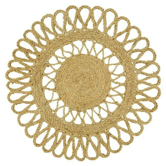Saro Lifestyle Loopy Jute Placemat (Set of 4)