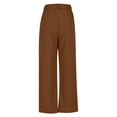 thumbnail image 7 of HAiming Womens Corduroy Pants Casual Buttons Waist Straight Leg Casual Plus Size Pants with Pockets Travel Vacation, 7 of 7