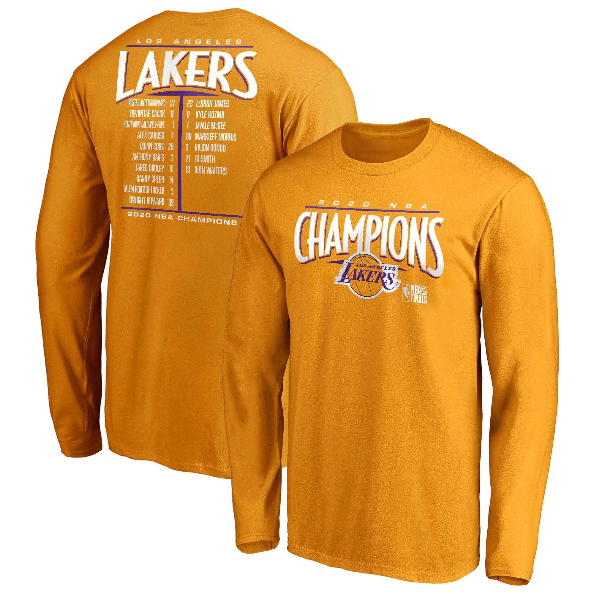 Los Angeles Lakers Fanatics Branded 2020 NBA Finals ...