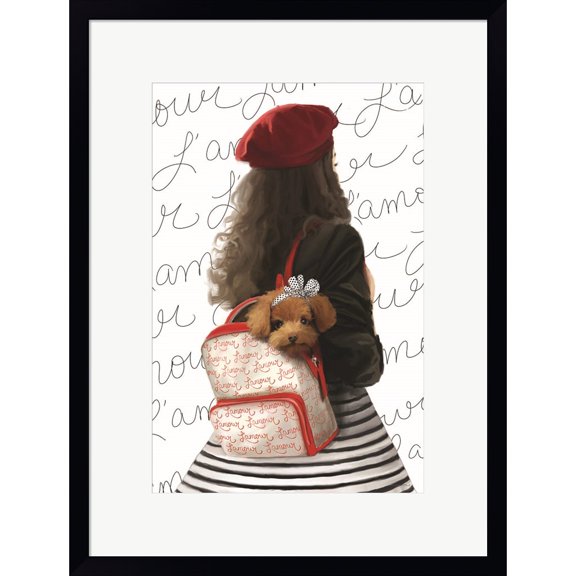 Great Art Now L'amore by Kamdon Kreations, Framed Wall Art, 17W x 22H