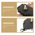 thumbnail image 5 of SEWCHICS Plastic Wall Clock Pendulum Kit Repair Replacement Parts 1 Set for Clock Movement Accessories, 5 of 6