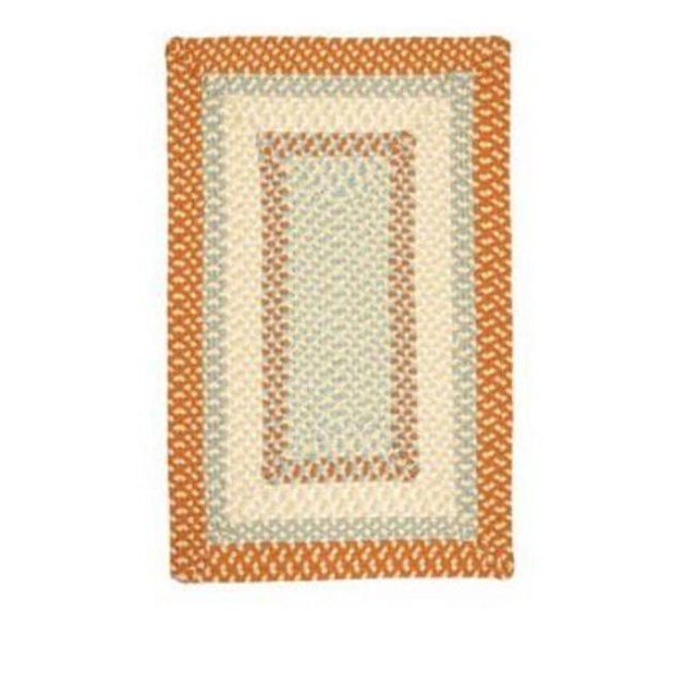 Colonial Mills Rug MG29R024X072R Montego - Tangerine 2 ft. x 6 ft. Braided Rug
