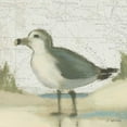 thumbnail image 2 of Wiens, James 12x12 Black Ornate Wood Framed with Double Matting Museum Art Print Titled - Beach Bird II, 2 of 4