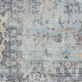 thumbnail image 4 of Nourison Home Machine Washable Traditional Boho Light Grey/Blue 5'3" x 7'3" Area Rug, (5' x 7'), 4 of 10