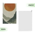 thumbnail image 2 of ARISTURING Mountain Sun Sky Golf Towel Birthday Gift Funny Golf Towel for Men 2PC, 2 of 7