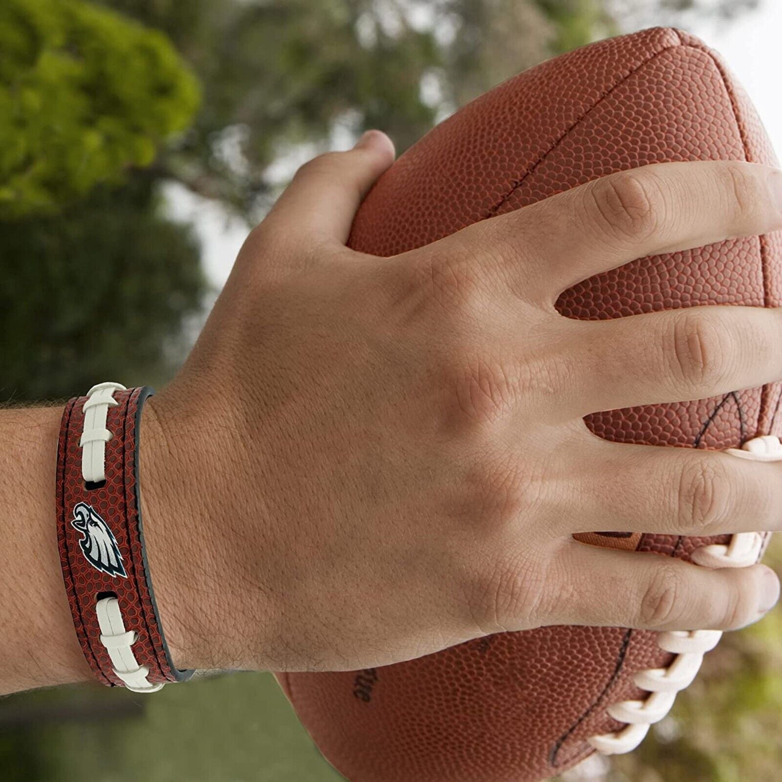 Pets First NFL Philadelphia Eagles Human Pebble Grain Bracelet